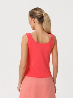 Топ трикотажный кораллового цвета Priz(фото5)