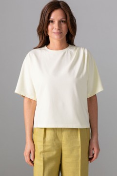 Футболка трикотажная в цвете слоновая кость Priz