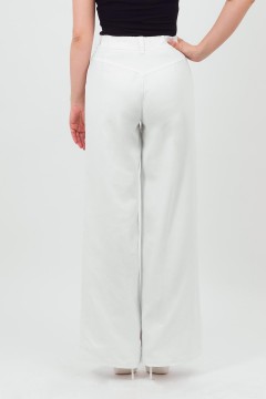 Брюки прямые белые Braslava(фото5)