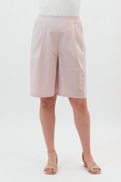 Шорты-бермуды льняные светло-бежевые Braslava(фото2)