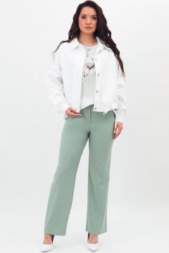 Брюки светло-зелёные на каждый день Braslava