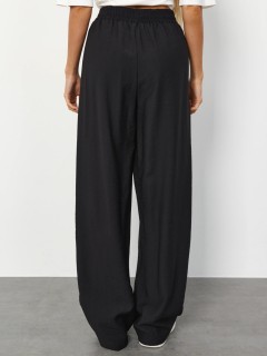 Брюки широкие чёрные Jetty(фото7)