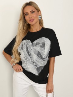 Футболка трикотажная чёрная Jetty(фото3)