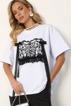 Футболка трикотажная белая Jetty