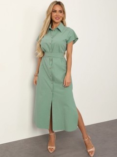 Платье в стиле сафари из хлопка Jetty(фото2)