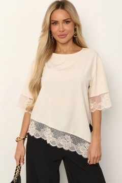 Блузка женская с кружевом Jetty