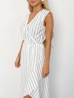 Платье белое в полоску Jetty(фото3)