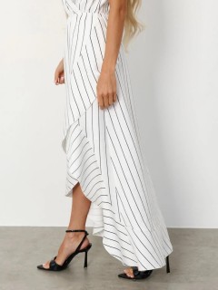 Платье белое в полоску Jetty(фото4)