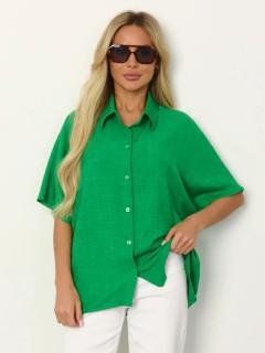 Рубашка зелёная однотонная Jetty(фото5)