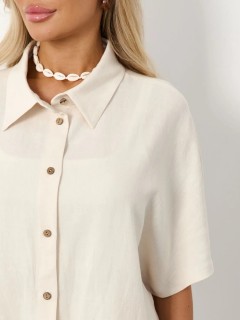 Рубашка однотонная с коротким рукавом Jetty(фото4)