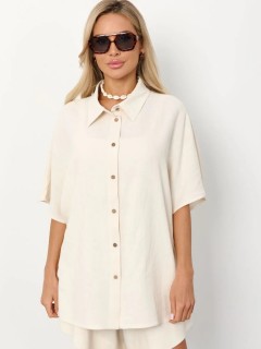 Рубашка однотонная с коротким рукавом Jetty(фото3)