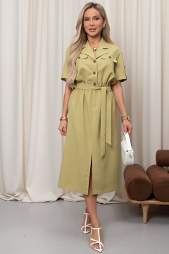 Платье миди в стиле сафари Рут №1 Valentina(фото3)