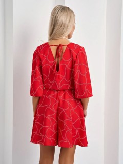 Комбинезон с юбкой-шортами в красном цвете Jetty(фото6)