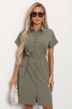 Платье-рубашка с поясом Jetty