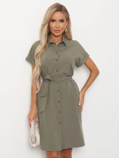 Платье-рубашка с поясом Jetty(фото3)