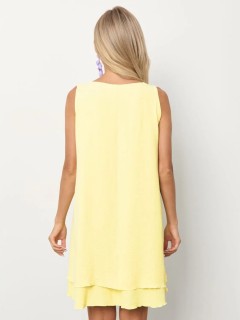 Платье короткое жёлтого цвета Jetty(фото6)