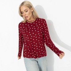 Лонгслив трикотажный бордовый Charutti(фото4)