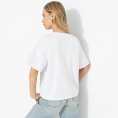 Футболка белая с принтом Charutti(фото6)