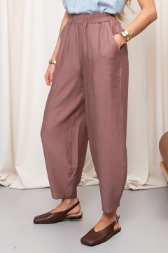 Брюки-бананы коричневого цвета Дороти №2 Valentina(фото3)