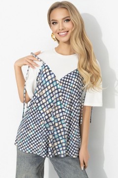 Блуза трикотажная комбинированная Charutti