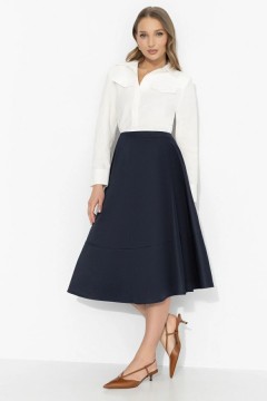 Юбка синяя на молнии Charutti