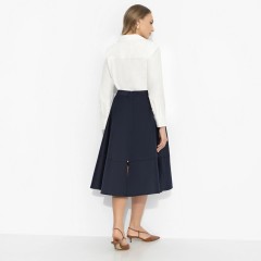 Юбка синяя на молнии Charutti(фото6)