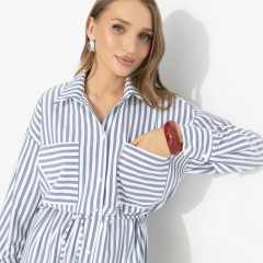 Платье-рубашка в полоску Charutti(фото3)