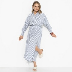 Платье-рубашка в полоску Charutti(фото5)