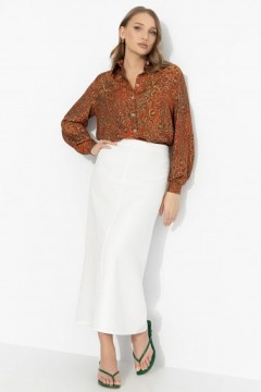 Юбка белая А-силуэта Charutti