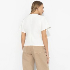 Жилет белый приталенного силуэта Charutti(фото7)