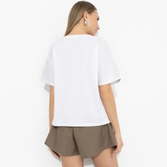 Футболка белая с принтом Charutti(фото6)