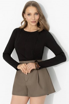 Лонгслив чёрный трикотажный Charutti