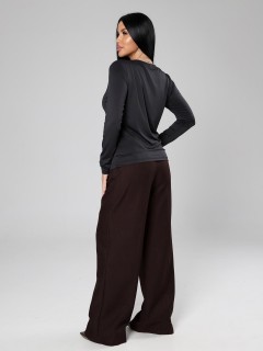 Лонгслив трикотажный в цвете антрацит Iv-capriz(фото7)