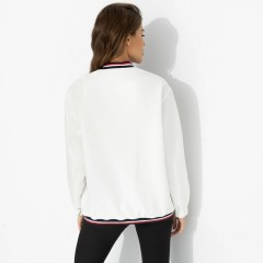 Бомбер белый на пуговицах Charutti(фото7)