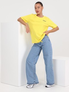 Футболка трикотажная жёлтого цвета Iv-capriz(фото4)