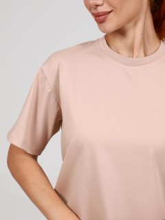 Футболка трикотажная в светло-бежевом цвете Iv-capriz(фото5)