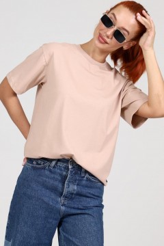 Футболка трикотажная в светло-бежевом цвете Iv-capriz