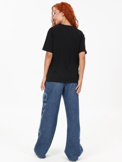 Футболка трикотажная в чёрном цвете Iv-capriz(фото8)