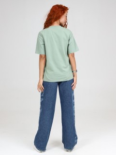 Футболка трикотажная в оливковом цвете Iv-capriz(фото8)