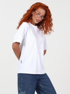 Футболка трикотажная в белом цвете Iv-capriz(фото3)