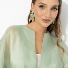 Жакет из органзы с жемчужным отливом Charutti(фото4)