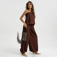 Костюм брючный коричневый Charutti(фото2)