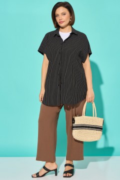 Брюки укороченные с карманами Dora