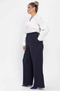 Брюки широкие синего цвета LT collection(фото7)