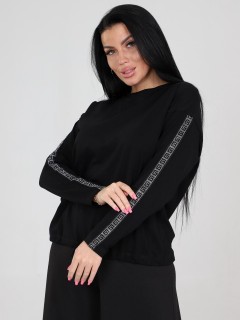 Джемпер трикотажный чёрного цвета Iv-capriz(фото3)