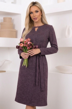 Платье трикотажное с поясом Open-Style