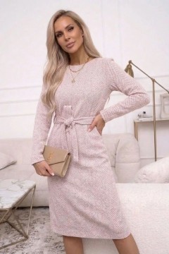 Платье трикотажное с поясом Open-Style