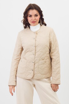 Куртка короткая бежевого цвета Braslava
