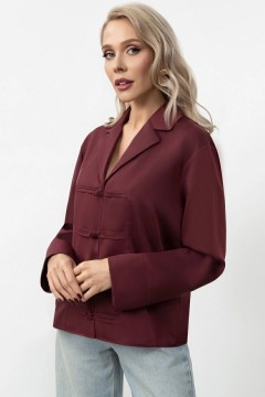 Рубашка бордовая в восточном стиле Charutti