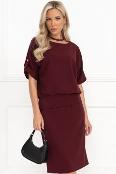 Костюм трикотажный бордовый с юбкой Stanishevskaya Line